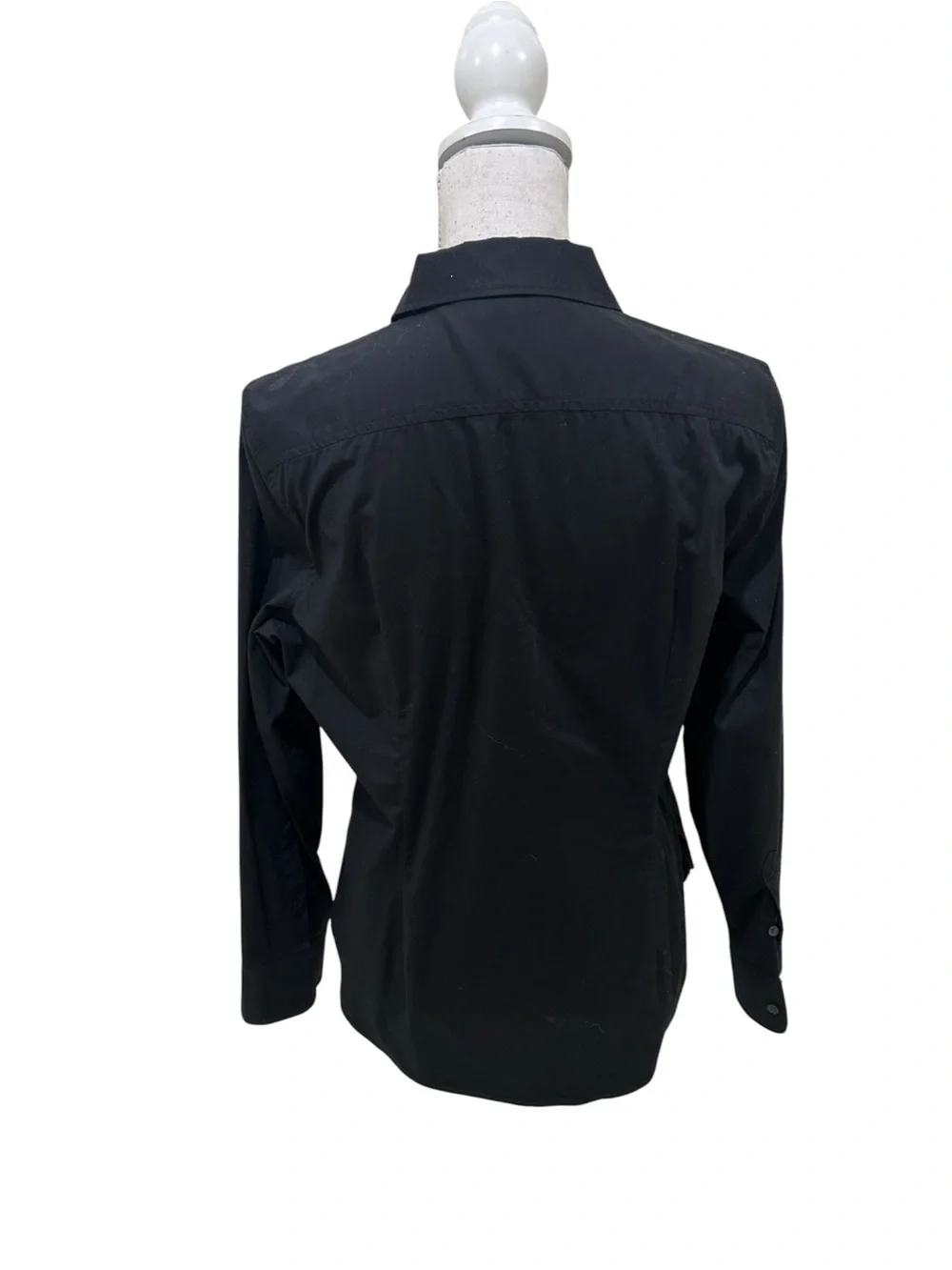 J. Crew Black Long-Sleeve Button-Down cotton Shirt size medium